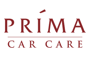 Prima Car Care Logo in red