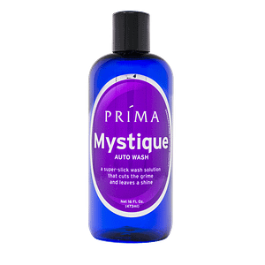 One bottle of Prima Car Care Mystique is displayed with a blank background