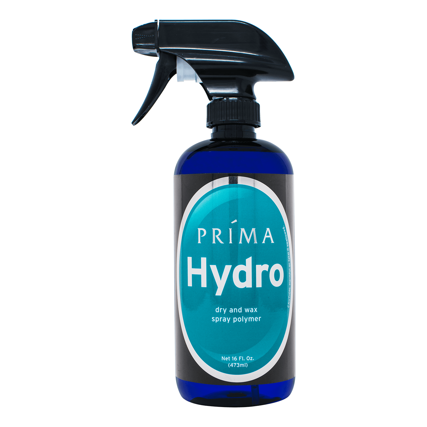 One bottle of Prima Car Care Hydro is displayed with a blank background